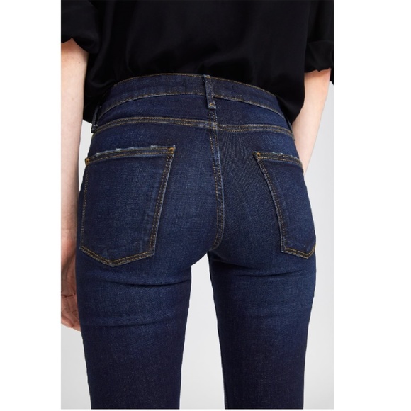 Zara Denim - ZARA Mid Hi WAIST Dark Wash Skinnies-BRAND NEW